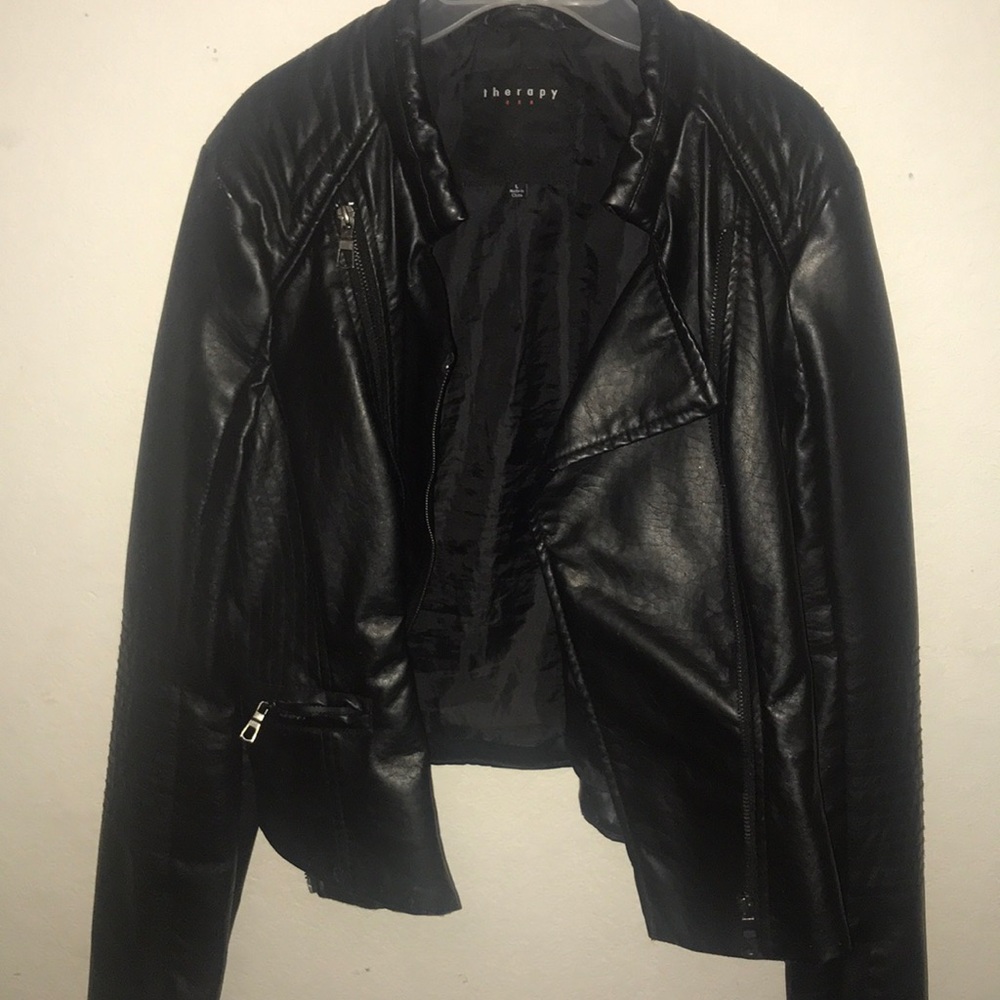 Cute leather Black  jacket